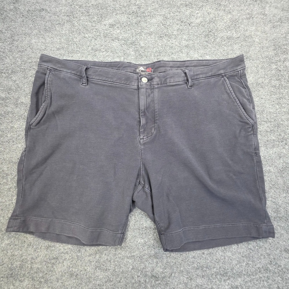 Faherty Stretch Terry Short Men's 42 Gray-Blue 8"‎ Inseam Cotton Stretch EUC